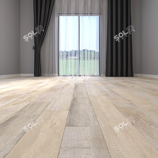 Premium Parquet Floor Set 3D model image 2