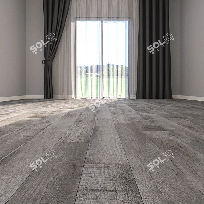 Premium Parquet Floor Set 3D model image 3