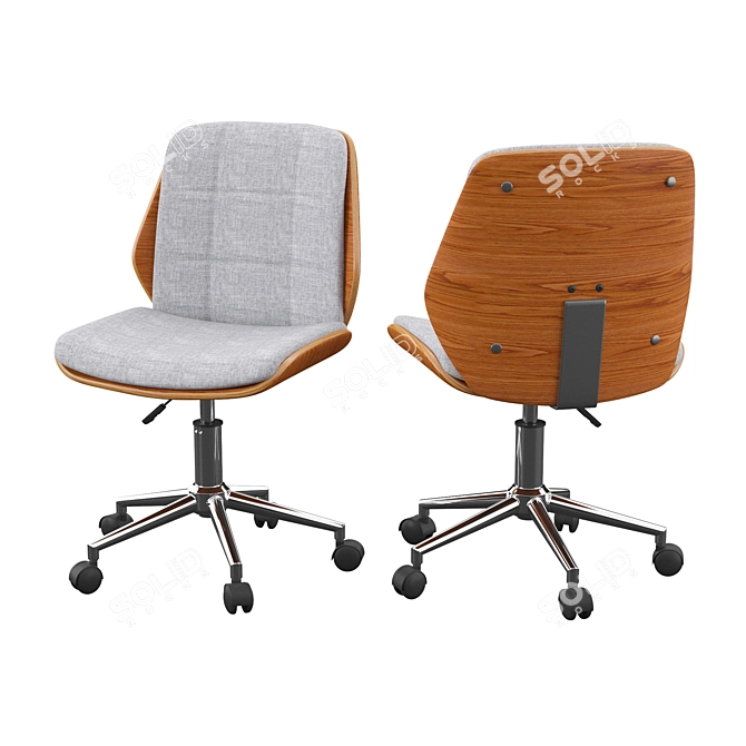 ErgoMax Office Chairs 3D model image 2