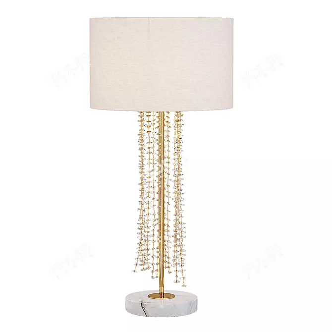 Elegant Medusa-inspired Table Lamp - K2KR0700T-1 3D model image 1