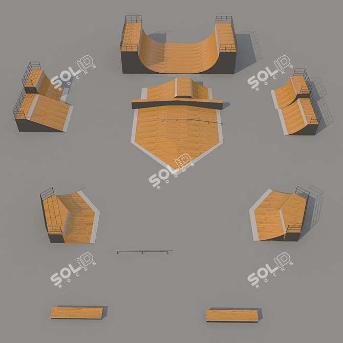 Versatile Ramps for Easy Access 3D model image 1