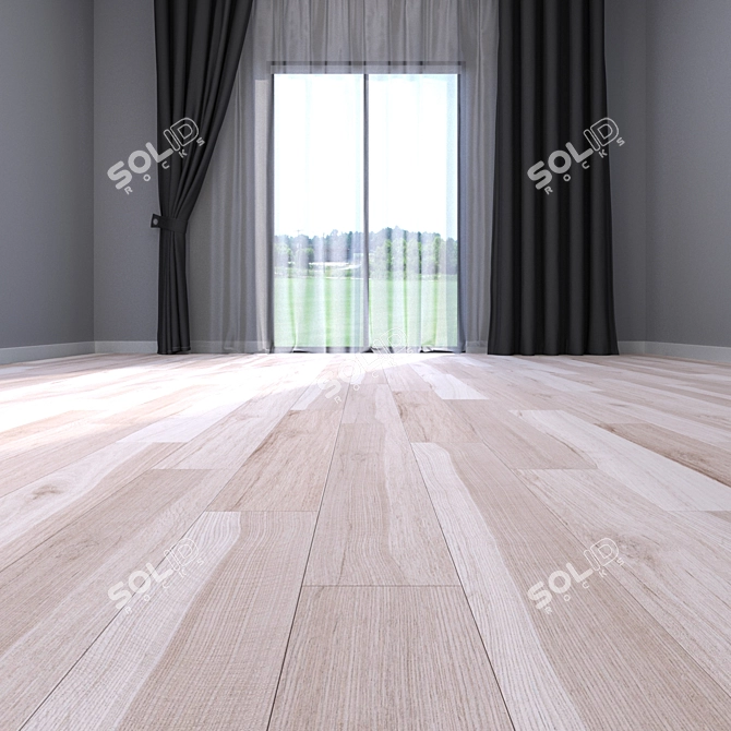 Premium Parquet Flooring Set 3D model image 3