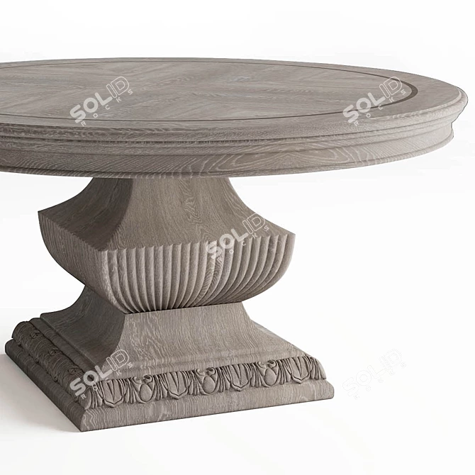 Elegant Hooker Rhapsody Dining Table 3D model image 2