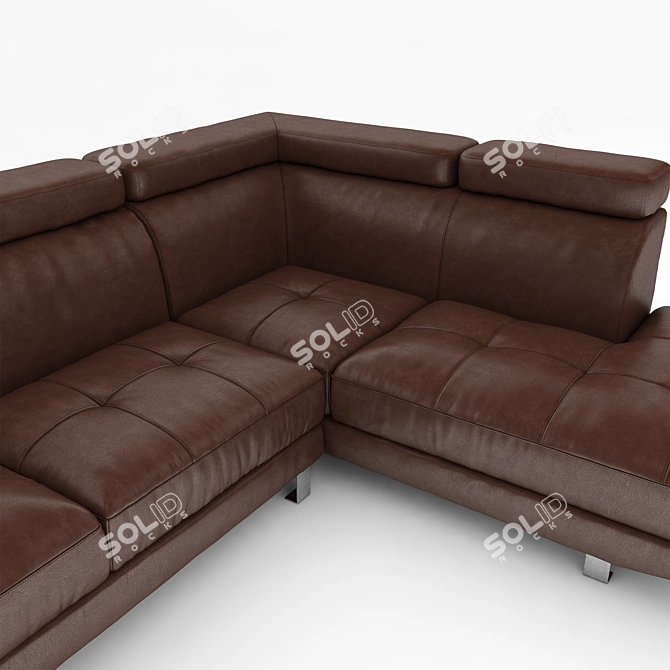 Premium Verena Sectional Sofa 3D model image 2