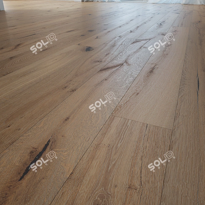 Tangerine Oak Wood Flooring 3D model image 1