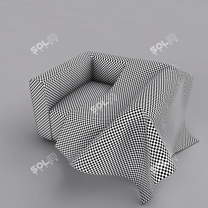 Luxury Leather Sofa - Vray & Corona - FBX Files 3D model image 3