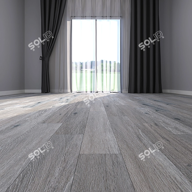 Premium Parquet Floor Collection 3D model image 2