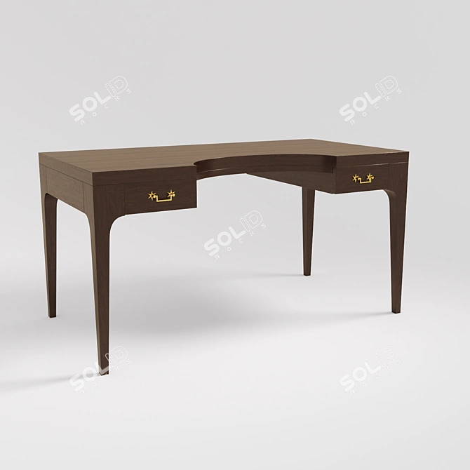Chaddock Isabelle Desk: Classic Elegance 3D model image 1