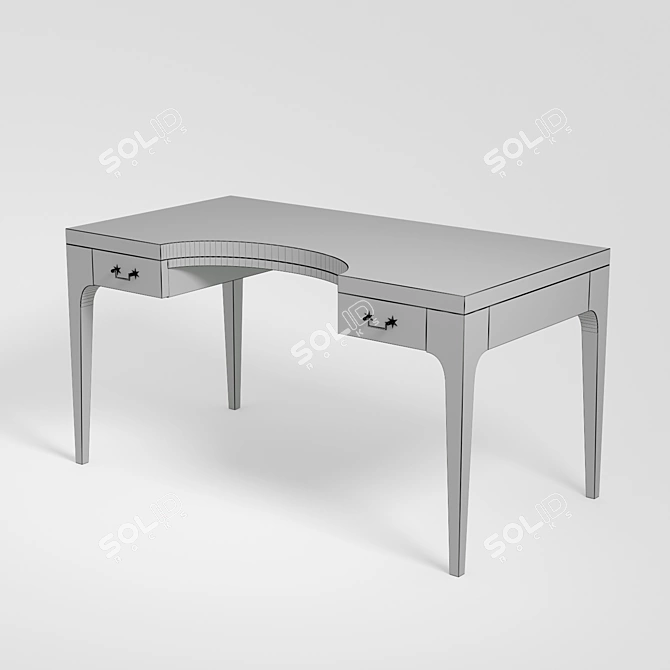 Chaddock Isabelle Desk: Classic Elegance 3D model image 3