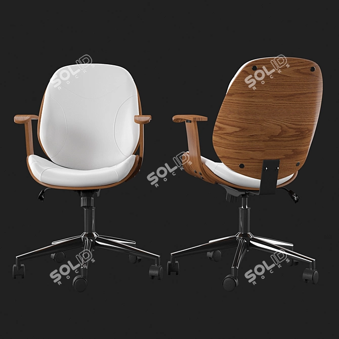 Efficient Office Set: Boost Productivity 3D model image 1