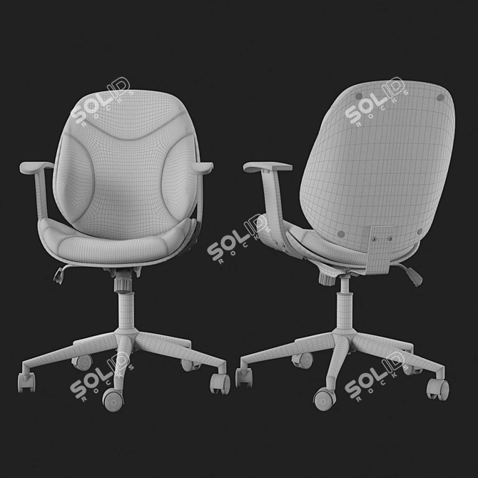 Efficient Office Set: Boost Productivity 3D model image 2