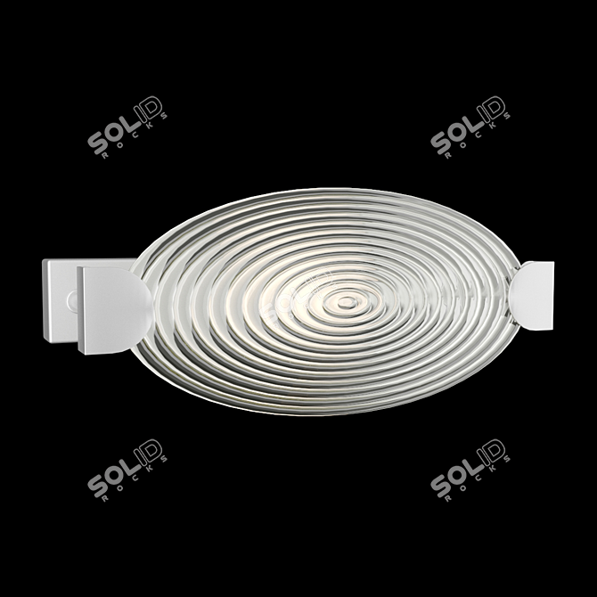 Glamorous Houston Wall Sconce 3D model image 1