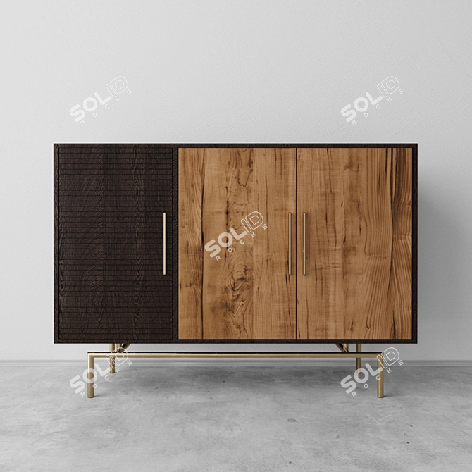 Elegant Buffet Storage by Nordal 3D model image 1