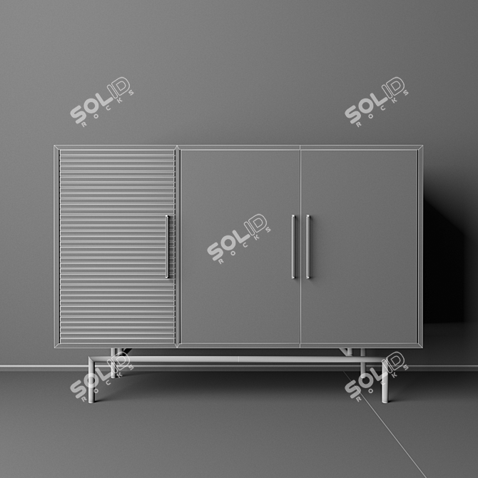 Elegant Buffet Storage by Nordal 3D model image 3