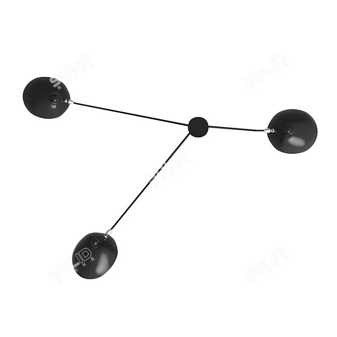 Serge Mouille: Iconic Lighting Design 3D model image 2