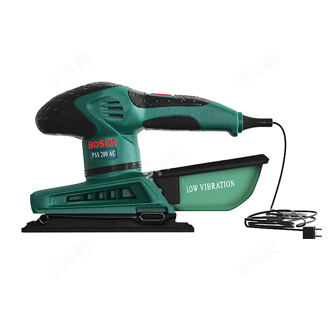 Bosch Vibration Grinder: Precision and Power 3D model image 2