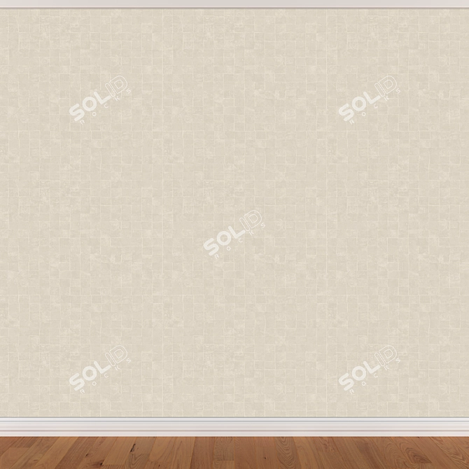 Seamless Wallpaper Set - 3 Colors 3D model image 2