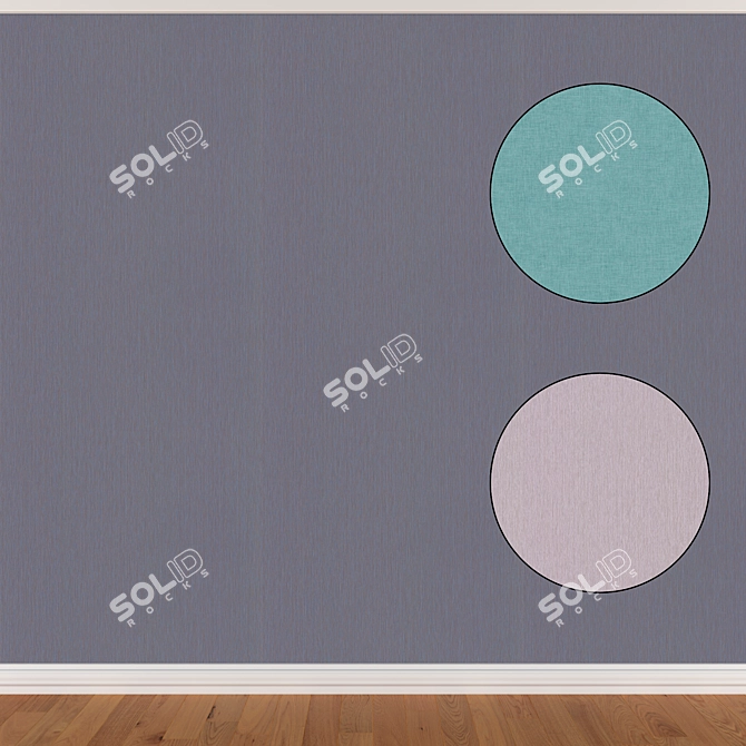 Title: Seamless Wallpaper Seth - 3 Colors 3D model image 1