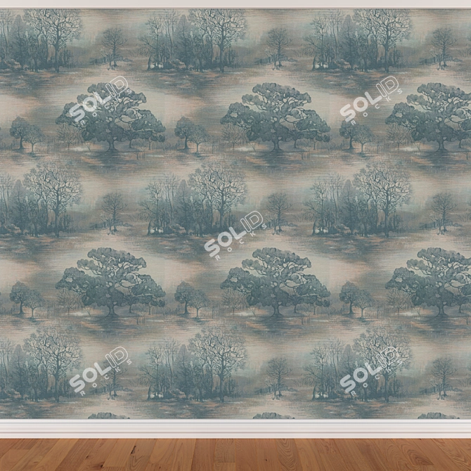 Seamless Wallpaper Set(3 Colors) 3D model image 2