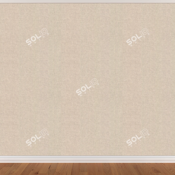 Seamless Wallpaper Set in 3 Colors 3D model image 2