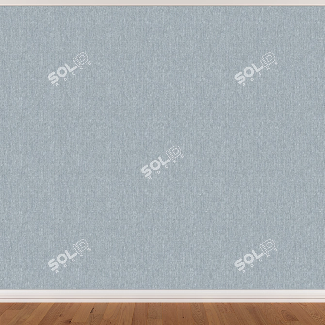 Seamless Wallpaper Set in 3 Colors 3D model image 2