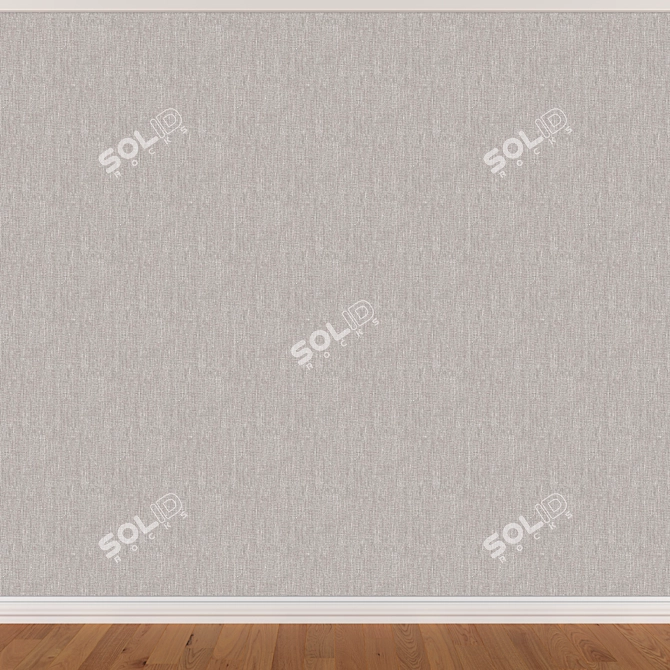 Seamless Wallpaper Set in 3 Colors 3D model image 3