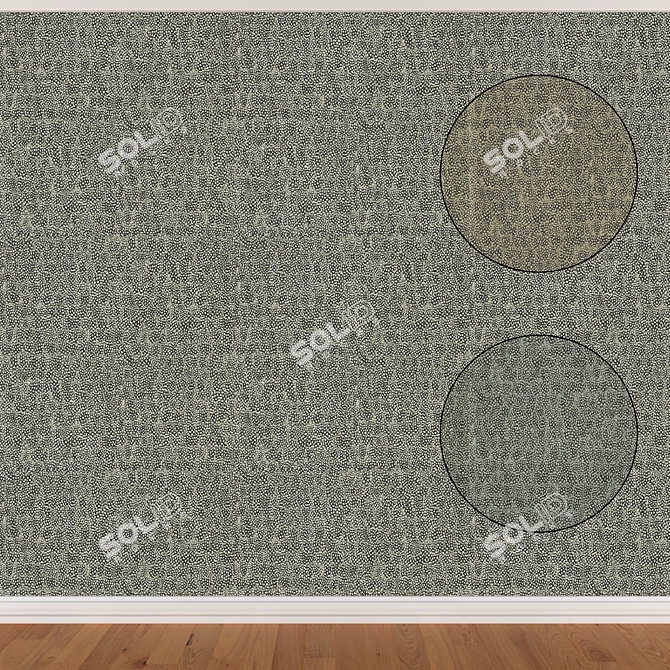 Seamless Wallpaper Set - Seth 115 (3 Colours) 3D model image 1