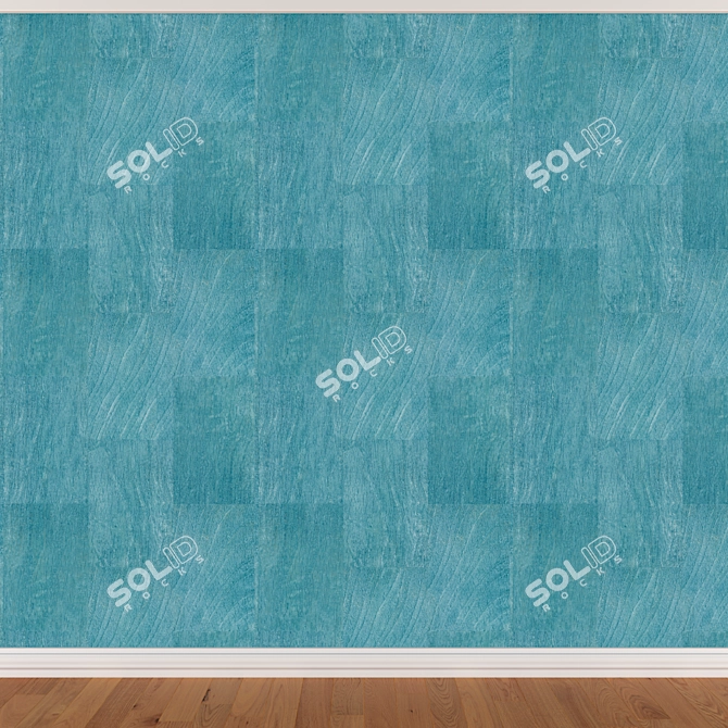 Seamless Wallpapers Set in 3 Colors 3D model image 2