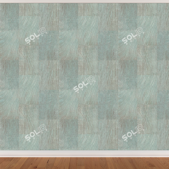 Seamless Wallpapers Set in 3 Colors 3D model image 3