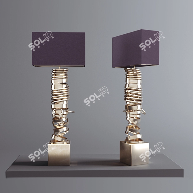 Elegant Sigma Lamp - Modern Lighting Solution 3D model image 1