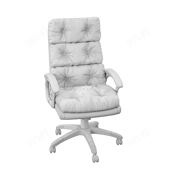 ErgoFlex Comfort Office Chairs 3D model image 3