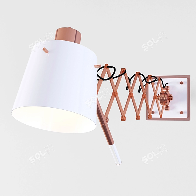 

Sleek & Stylish Pastorius Wall Lamp 3D model image 3