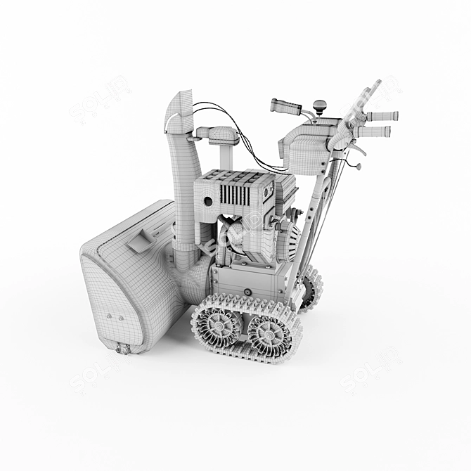 Snow Buster: Ultimate Snow Removal Machine 3D model image 3