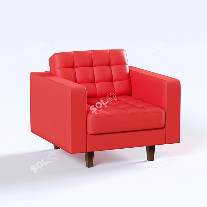 Cosmos Armchair: Unmatched Comfort & Style 3D model image 1