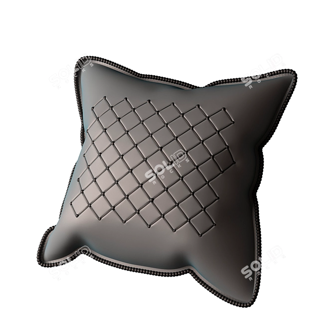 Velvet Classic Pillow 3D model image 3