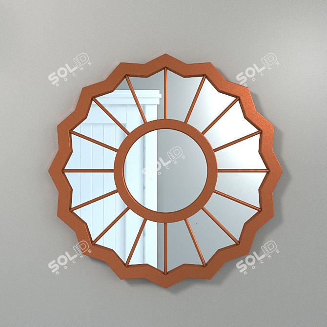 Garda Decor Wall Mirror 3D model image 1