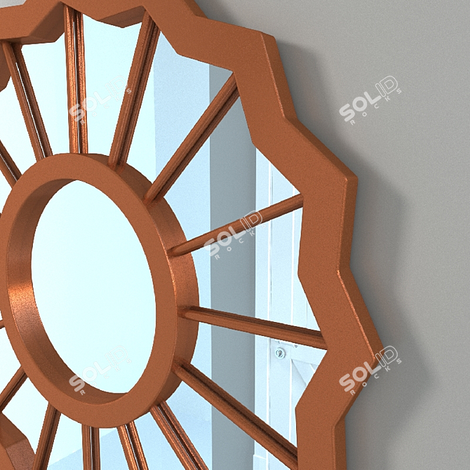 Garda Decor Wall Mirror 3D model image 2