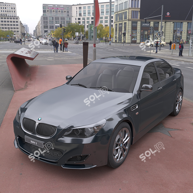 BMW M5 - High-Performance Luxury Sedan 3D model image 2