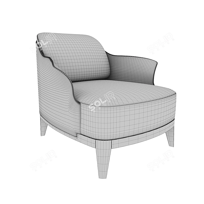 Cocoon L Armchair Set by Frag 3D model image 3