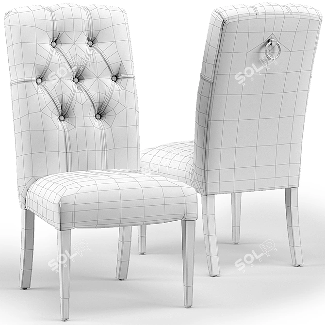 Title: Elegant Lino's Chair 3D model image 2