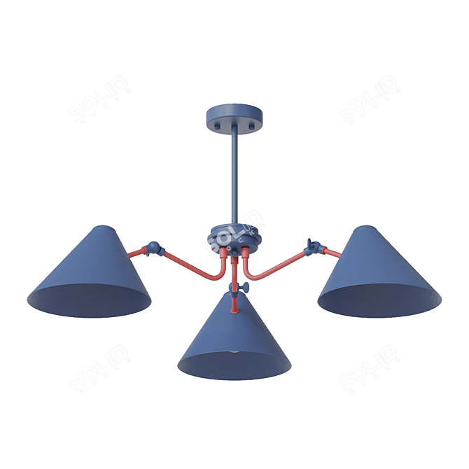 MW-Light Chile Pendant Light 800mm - Modern Design 3D model image 2