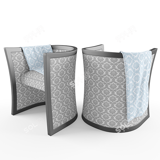 Modern Darmart Elbi Chair: Sleek Design & High Quality 3D model image 2