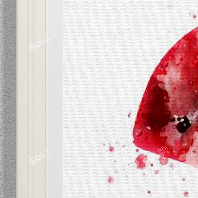 Modern Style Collection: Lips Painting 3D model image 3