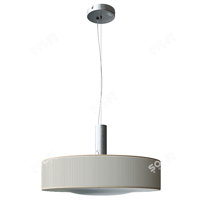 Vibia Duplo 50 cm Ø: Stunning Ceiling Lamp 3D model image 1