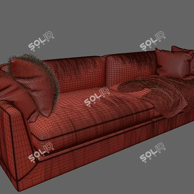 PHOENIX Sofa by MisuraEmme - Modern Elegance Reimagined 3D model image 2