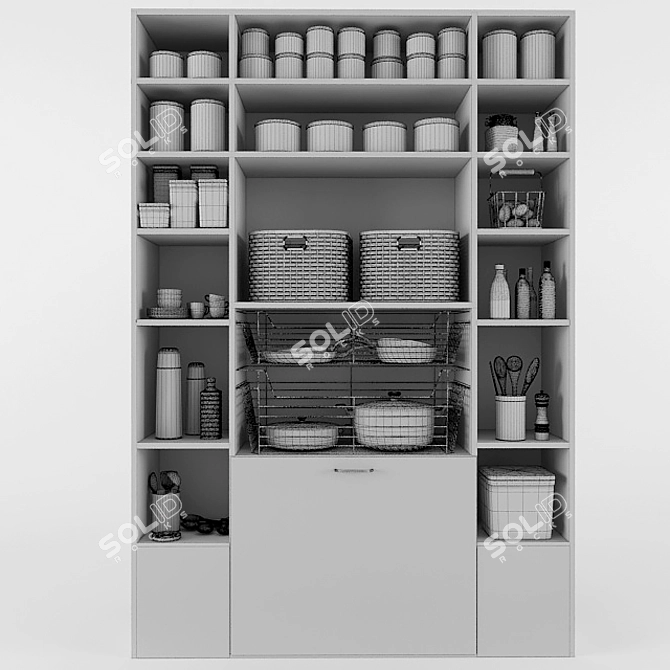 Kitchen Closet Essentials 3D model image 3