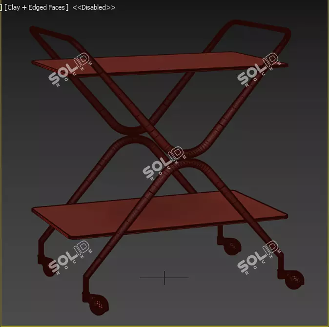 Compact Serving Table- 4IT73 3D model image 3