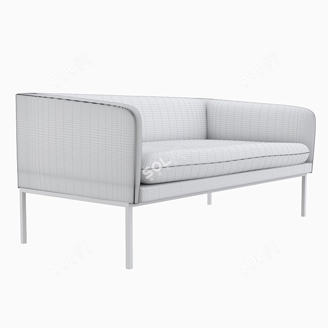  Stylish Turn Sofa by Ferm Living 3D model image 2