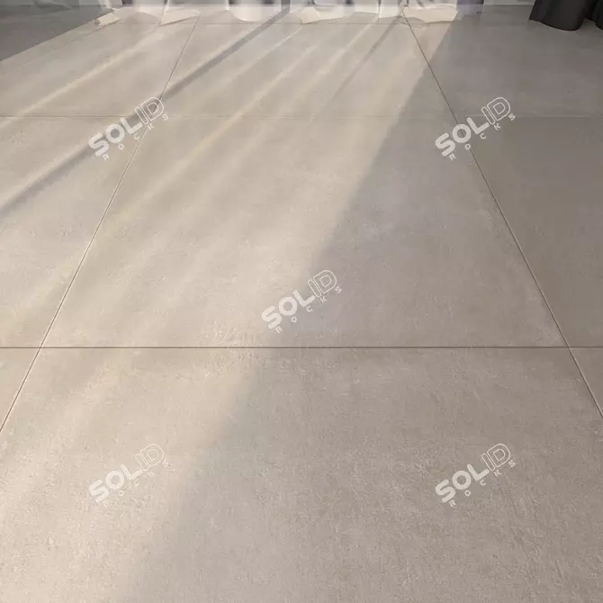 Luxury Marble Floor Tiles 3D model image 1