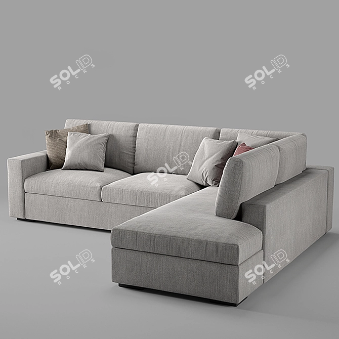 Marelli Gordon 3-Seater Sofa 3D model image 2